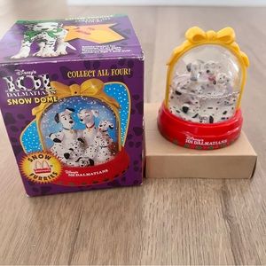 Snow Dome ~ McDonalds 101 Dalmatians Snow Dome 1996 Happy‎ Meal Toy - NIB